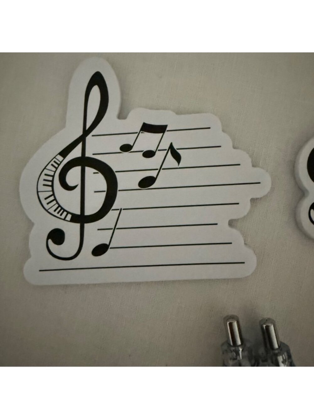 Music Practice Study Desk Set Notepads Pens Page Holder Clips - Picture 5 of 6